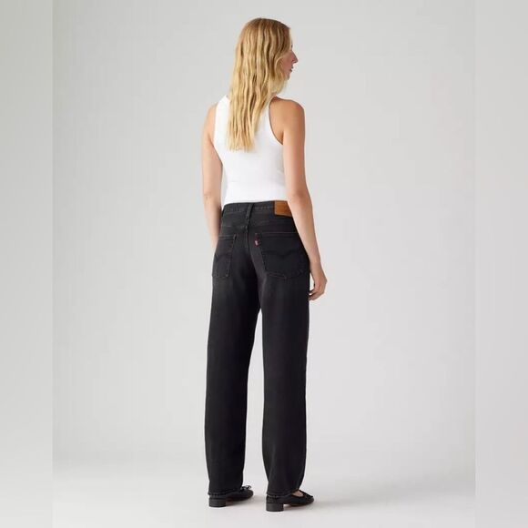 Levi's Women’s Black Relaxed Boyfriend Jeans | 32x30 - Picture 8 of 9